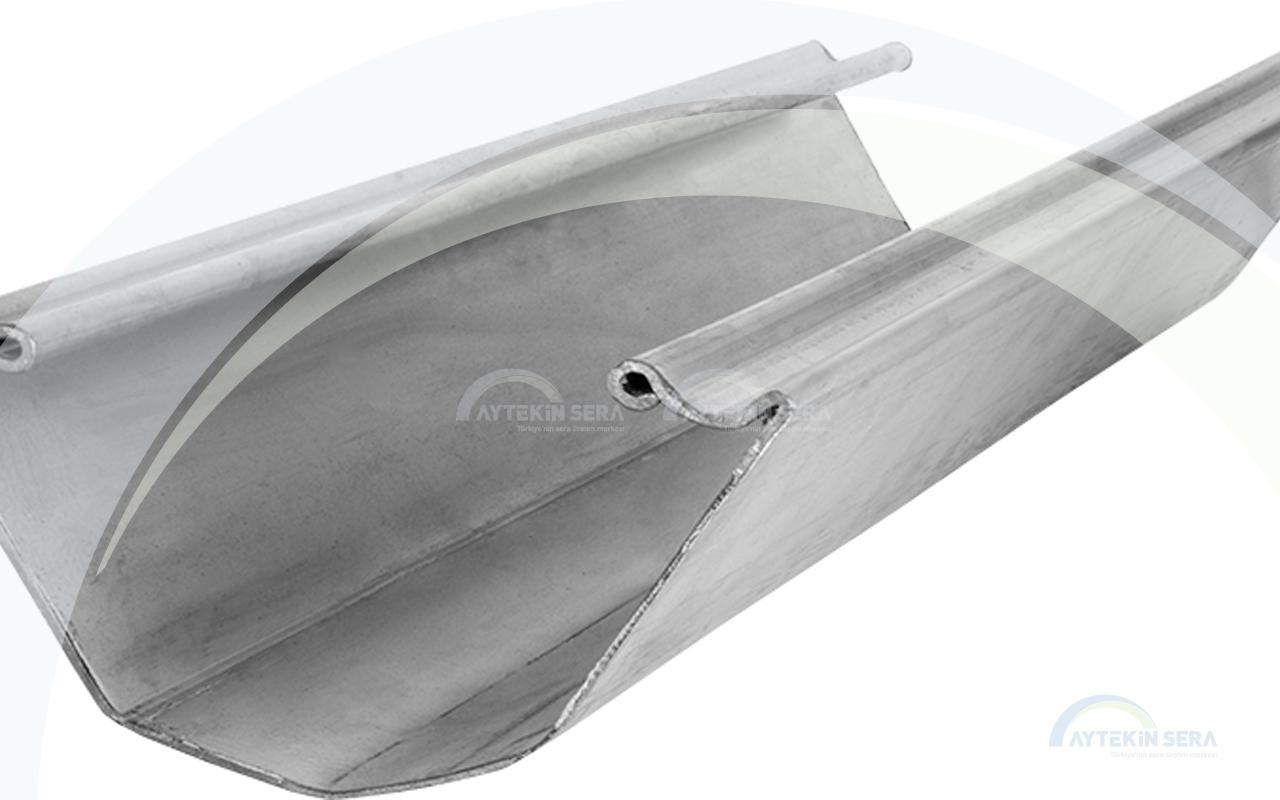 yuvarlak klipsli damlalikli oluk yuvarlak klipsli damlalikli sera oluğu